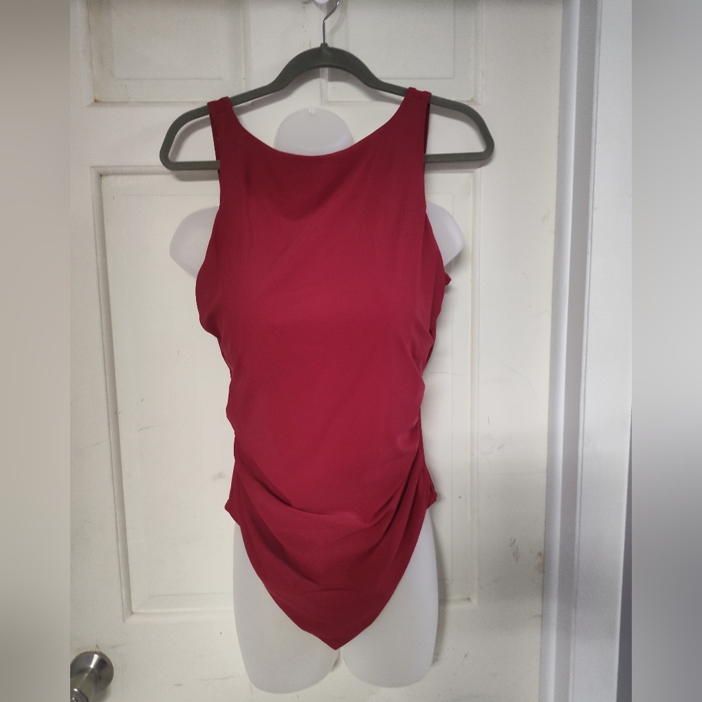 Elegant Red Swim Suit